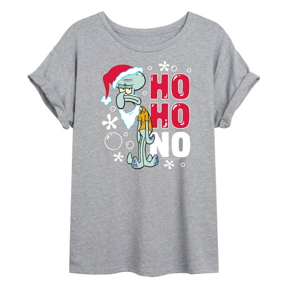 SpongeBob SquarePants - Ho Ho No - Juniors Ideal Flowy Muscle T-Shirt