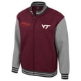 thumbnail image 2 of Men's Colosseum Maroon Virginia Tech Hokies Ambi-Turner Full-Zip Varsity Jacket, 2 of 3