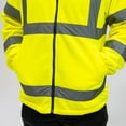 thumbnail image 4 of Timco - Hi-Visibility Fleece Jacket - Yellow (Size Medium - 1 Each), 4 of 5
