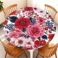 thumbnail image 5 of Elastic Tablecloth for Round Tables, Waterproof Tablecover for Up to 36"-65" Round Table, Dining Tablecover for Indoor and Outdoor, Holiday, 5 of 8