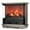Gray Wash, variant on TURBRO Firelake 27-Inch Electric Fireplace Heater - Freestanding Fireplace with Mantel, No Assembly Required - 7 Adjustable Flame Effects, Overheating Protection, CSA Certified - 1400W, Gray Wash