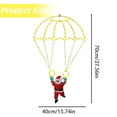 thumbnail image 3 of Yhuaoa Christmas Decorations Santa Claus Parachute Lights Christmas Balcony Lights Christmas Lights For Balcony Santa Climbing Rooftop Christmas Decorations Santa Lights(Battery box remote control), 3 of 7