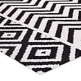 thumbnail image 4 of Modway Ailani Geometric Chevron / Diamond 8x10 Area Rug in Black and White, 4 of 7