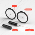 thumbnail image 4 of LP Vinyl Record Cleaner Clamp Cleaning Set Vinyl Record Label Saver Protector Record Waterproof Cleaning Clip White, 4 of 8