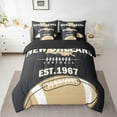 thumbnail image 2 of Erosebridal American Football Gamer Bedding Sets Twin Size,Rugby City Comforter Sets with Sheets,New Orleans Bed in a Bag Twin Size For Boys,Lightweight Bedroom Decor Reversible,7-Piece, 2 of 7