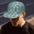 thumbnail image 6 of Coral & Seashell Trucker Hat - Coastal Beach Print, Adjustable, Vintage Marine Fashion, 6 of 8