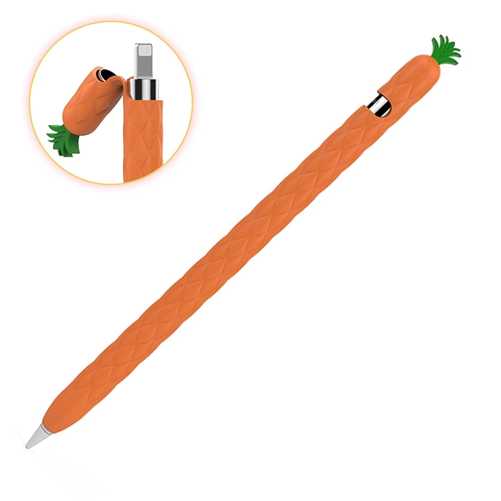 Étui en Silicone pour Apple Pencil 2, Étui design fruit, Étui de Protection Souple, Accessoire de Poignée Compatible avec Apple Pencil 2e Génération