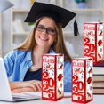 thumbnail image 2 of ZMKIAG 2025 Graduation Season Hollow Lamp Set, 6 PCS High-Quality Durable Lanterns with LED Candles, Graduation Table Centerpieces Boxes for Class of 2025 Graduation Party Decorations, 2 of 7