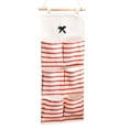thumbnail image 1 of Over The Door Shoe Organizer Hanging Closet Holder Hanger Storage Bag Rack With Large Mesh Pockets Linen Fabric Wall Door Hanging Bag Organizer Storage Pouch Extra Storage Storage Containers for Room, 1 of 3