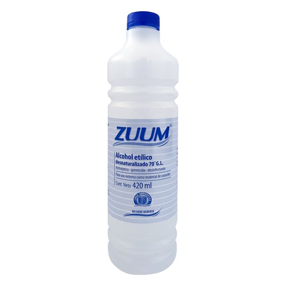 Alcohol Desnaturalizado Zuum 420ml