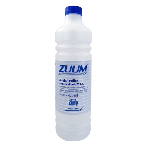 Alcohol Desnaturalizado Zuum 420ml
