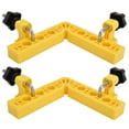 thumbnail image 3 of L-Type Corner Clamp, 90° Positioning Square 5.9x5.9in Metric Imperial Scale With Screw Rods/Blocks/Nuts For Furniture Assembly For Frames Cabinets Making Red,Yellow,Blue, 3 of 8