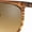 Striped Red Havana/Brown Mirror Gradient, variant on Ray-Ban Women's Cats 1000 RB4126-710/51-57 Brown Cat Eye Sunglasses
