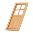 thumbnail image 2 of Dollhouse Door, Exquisite Workmanship Unpaint Mini Door Simulation 1:12 Scale  For Kids, 2 of 8