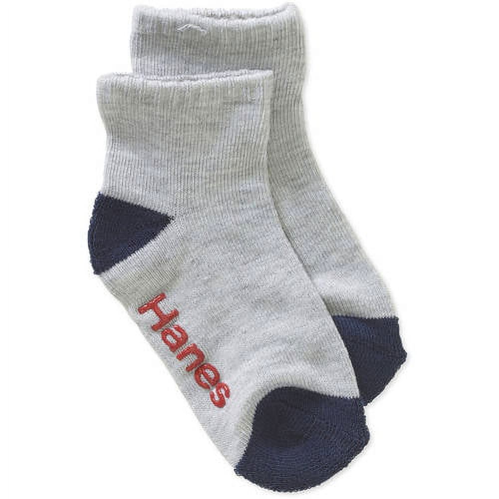 Hanes Toddler Boy Ankle Socks, 6 Pack, Sizes 6M-5T - image 3 of 3