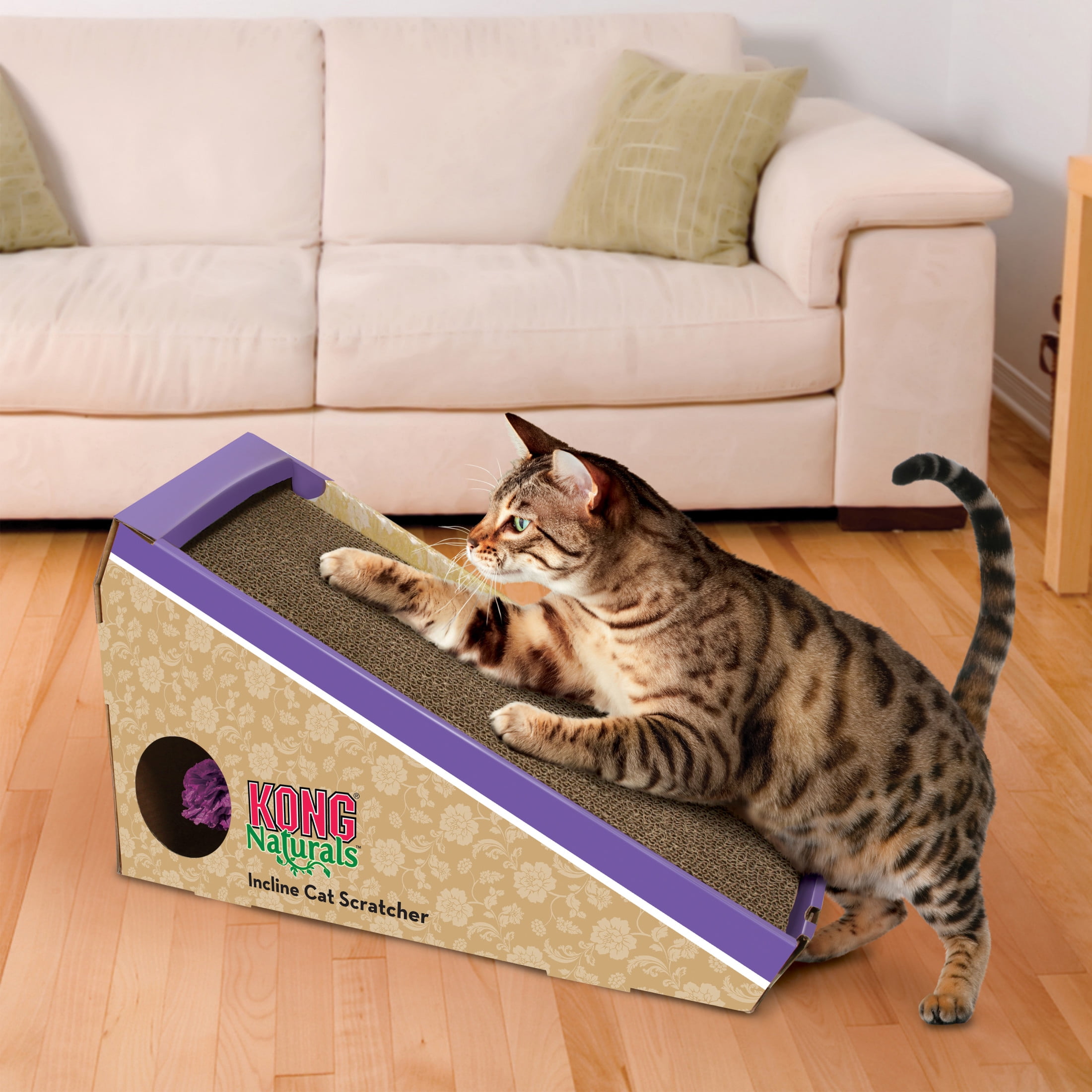 KONG® Naturals® Scratcher Refills for KONG Inlcline and Double Cat Scracters, 2 Pack