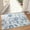 Grey / Blue, variant on Floral Kitchen Mat Door Mat Indoor Entrance, 2x3 Machine Washable Small Area Rugs Bohemian Rug, Soft Non-Slip Floor Throw Rug for Bathroom Bedroom Laundry Room Office Dorm Entry, Grey