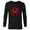 Black, variant on Spider-Man: Across the Spider-Verse Miles Symbol Dots - Long Sleeve T-Shirt for Men - Customized-Black