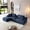 Blue, variant on Modular Sectional Sofa, Deep Seat Corduroy Cloud Couch with Cup Holders, USB Ports & Storage Box, Sleeper Sofa Couch Boneless Couches With Movable Ottoman for Living Room, No Assembly Required,Black