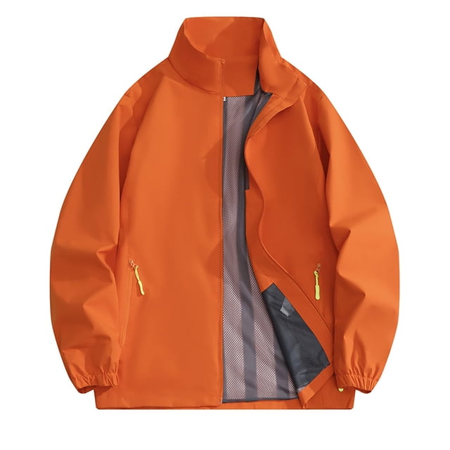 Veste Imperméable pour Femmes, Coupe-Vent pour Randonnée, Manteau Décontracté Extérieur à Manches Longues