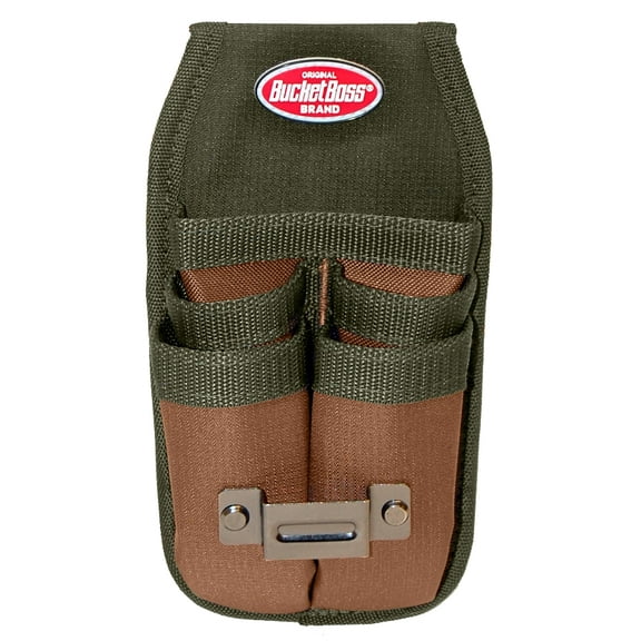 Bucket Boss 54184 Four-Barrel Sheath, 5-Pocket, Poly Ripstop Fabric, Brown/Green, 4-1/2 in W, 9 in H, 2 in D