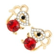thumbnail image 3 of Minnieouse Pendientes con pasador de ratón bonito y aplicaciones amplias de aleación para mujer, aretes exquisitos de moda Ropa, zapatos y accesorios Miscelánea, 3 of 6