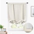 thumbnail image 1 of Cortinas DriftAway de lino opacas con anudado, 80 x 120 cm, color negro, 1 of 8