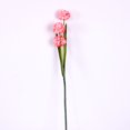 thumbnail image 2 of Planta de flores artificiales, 3 cabezas, bola de cebolla de plástico, decoración del hogar para bodas, bricolaje (rosa roja), 2 of 3