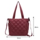 thumbnail image 3 of Bolsa De Hombro Bolsa de viaje de compras de moda Color sólido Simple Gran capacidad Suave para el trabajo Tmvgtek Para Estrenar, 3 of 9