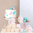 thumbnail image 3 of 20llavero Con Acero Inoxidable Huellas De Baby Shower ROSA, 3 of 5
