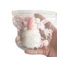thumbnail image 2 of NAOJIE Mini Rabbit-Shaped Squishy Toy & Soft and Cute Silicone Squeezes for Stress Relief and Safety-Pink-3",Rabbit Squishy,Squishy Rabbit,Taba Squishy, 2 of 9