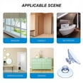 thumbnail image 3 of Advancent Pack of 20 Transparent Mushroom Head Hanging Tabletop PVC Mirror Cups Waterproof Windshield Tool Suction Suckers Home 2cm Almacenamiento y organización del hogar Advancent BFH000249-00, 3 of 6