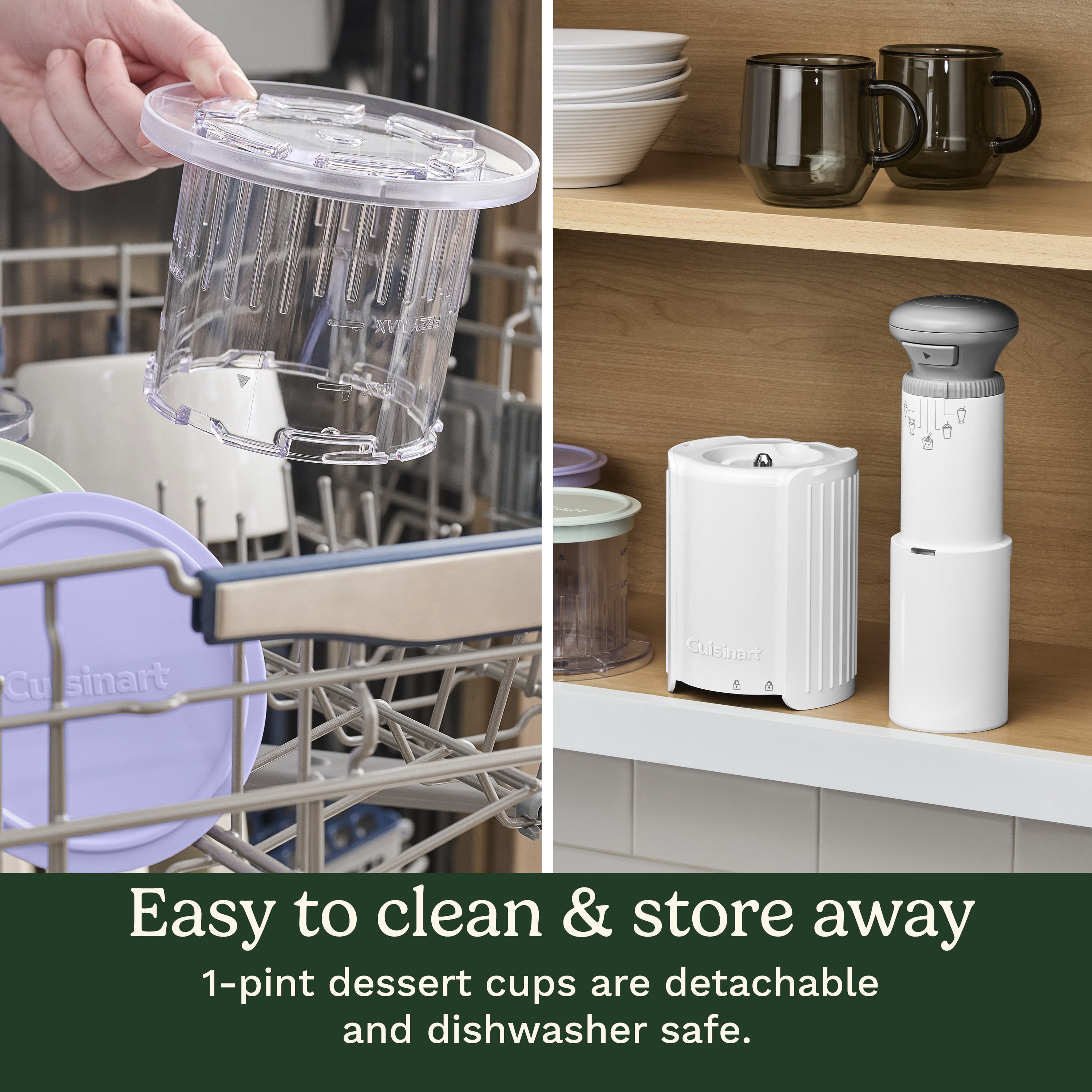 Cuisinart FastFreeze Max Ice 5-In-1 Ice Cream Maker, 2 Freezer Cups, Mix-Ins Mode