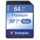 thumbnail image 1 of Tarjeta de memoria Verbatim Premium SDXC 64GB Class 10 UHS-I V10, 1 of 2