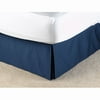 Canopy Solid Bedskirt Indigo Blue Queen