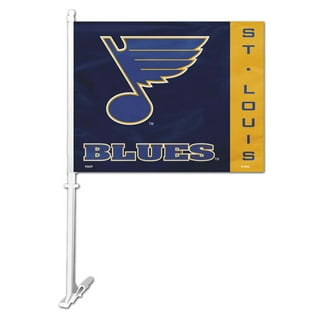 Embossed Suede Flag, House size, St Louis Blues