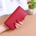 thumbnail image 2 of Kcolen Stylish Long Zip Around Wallet for Women Secure RFID Blocking Purse with Card Slots and ID Window, 2 of 4