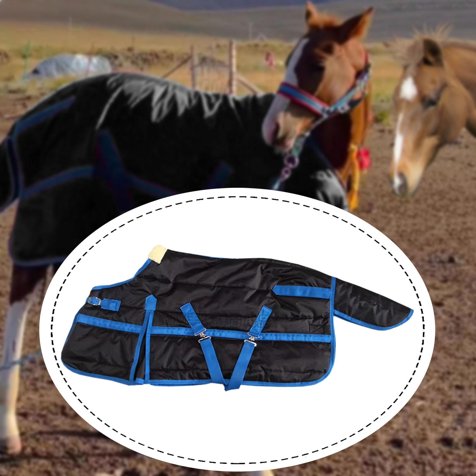 Wswqop For horses, waterproof, wear-resistant, riding accessories, warm riding apparel, 115cm