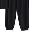 thumbnail image 4 of BaoFuBaoMei Mens Pajamas Set Big and Tall 2 Piece Crew Neck Lounge Sets Short Sleeve Top Joggers Sleepwear Sets Comfy Soft Loungewear with Pockets, 4 of 5