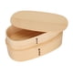 thumbnail image 4 of Fiambrera Bento, Cajas Bento de Madera Contenedor de Almuerzo Doble para niños Caja Bento para Almuerzo creada magistralmente, 4 of 12