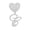 C, variant on Silver Initial Letter Pendant Charm Anklet Punk Hip Hop Anklet Link Necklace Ankle Bracelet Silver Anklets For Women Rhinestones Filled Chain
