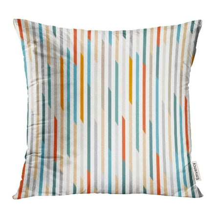 - ARHOME Abstract Thin Stripe Line Shape Streak Strip Vertical Pillow Case Pillow Cover 18x18 inch Throw Pillow Covers