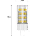 thumbnail image 3 of 5-Pack 5W G4 LED Bulbs 3000K Warm White 500lm, Equiv 50W Halogen 12V AC/DC, Energy Class A+, 3 of 5