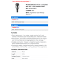 thumbnail image 2 of Windshield Washer Nozzle - Compatible with 2005 - 2010 Chevy Cobalt 2006 2007 2008 2009, 2 of 2