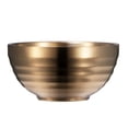 thumbnail image 1 of Shisuyan 1Set Soup Bowl Stainless Steel Simple Design for Household Kitchen Use, 1 of 9