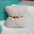 thumbnail image 4 of TIFFANY T WIRE BRACELET 18K Rose Gold, Size Medium., 4 of 5