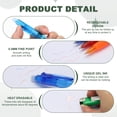 thumbnail image 3 of Uxcell 6Pcs Erasable Gel Pens, 0.5mm Retractable Fine Point Heat Erasable Marking Pen Smooth Writing Fabric Markers for Sewing Drawing Writing Planner, Green Ink, 3 of 7
