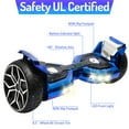 thumbnail image 6 of Emaxusa Off Road Hoverboards 8.5 inch Wheel with Bluetooth Speakers and LED Lights, All Terrain Self Balancing Scooter for Adults and Kids, UL Safety Certified (Blue), 6 of 8