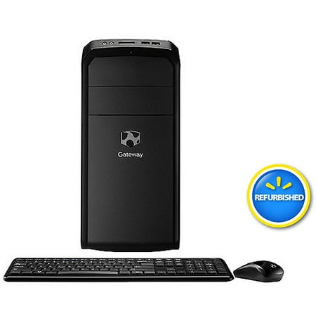 Gateway Refurbished Black DX4380G-UW308 Desktop PC with AMD Dual-Core A6-5400K Processor, 6GB Memory, 1TB Hard Drive and Windows 8 Operating System (Monitor Not Included)