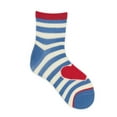 thumbnail image 4 of Wonder Nation Girls Ankle Stripe Socks, 10-Pack, Sizes S-L, 4 of 15